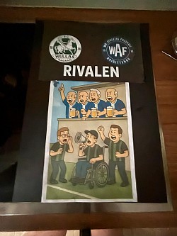 Choreografie gegen WAF Brigittenau