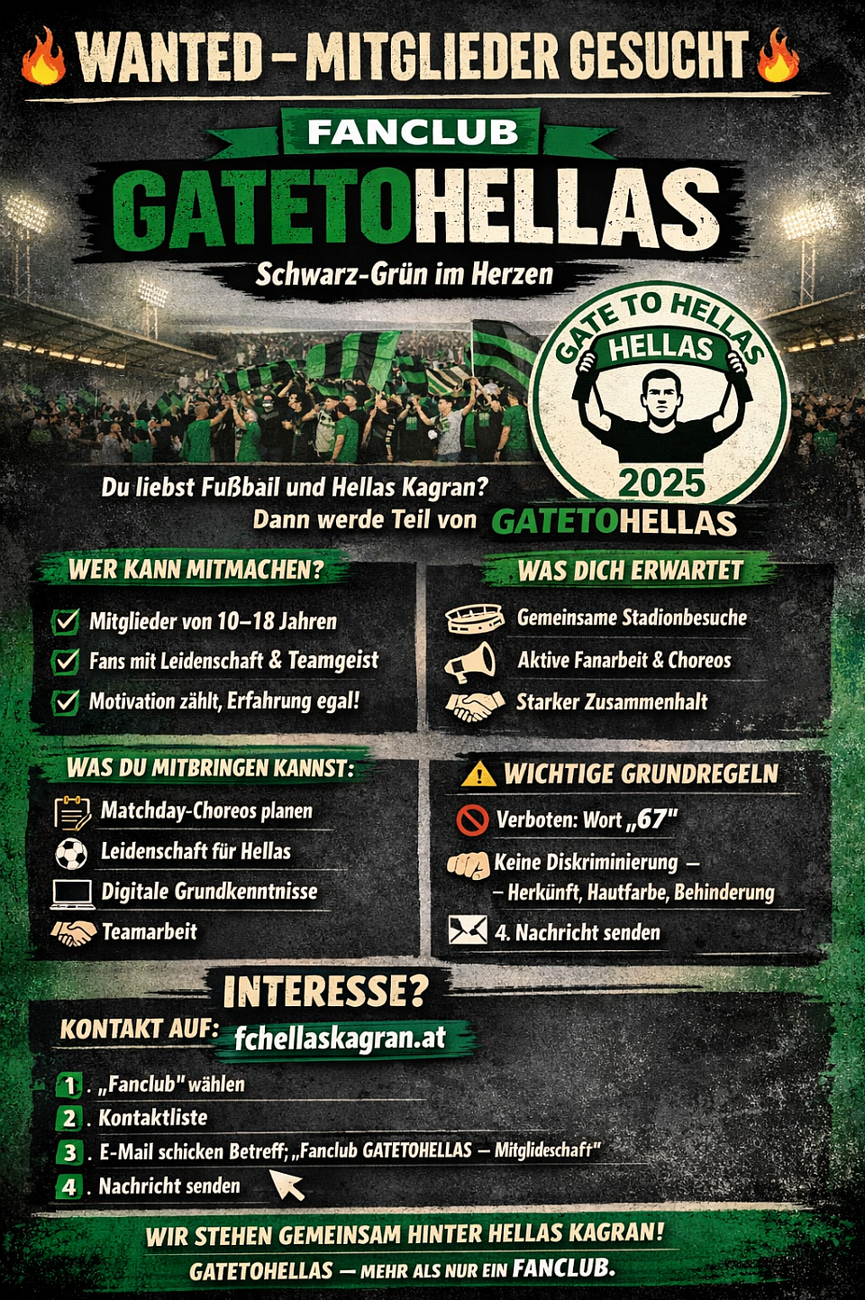 Mitglieder gesucht👀🖤🤍💚